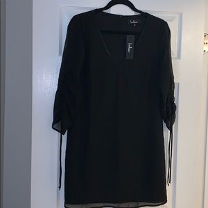 Lulus black shift dress